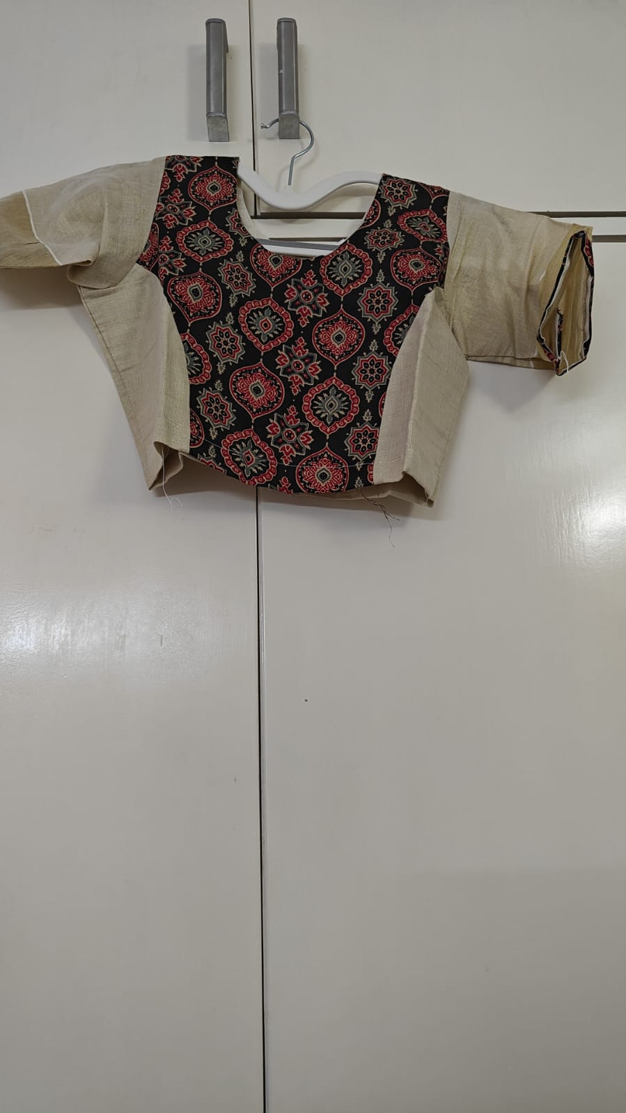 Black Pattu Pavadai Set, black - view 2