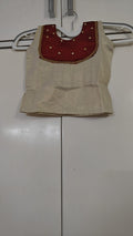 Brown Pattu Pavadai Set, brown