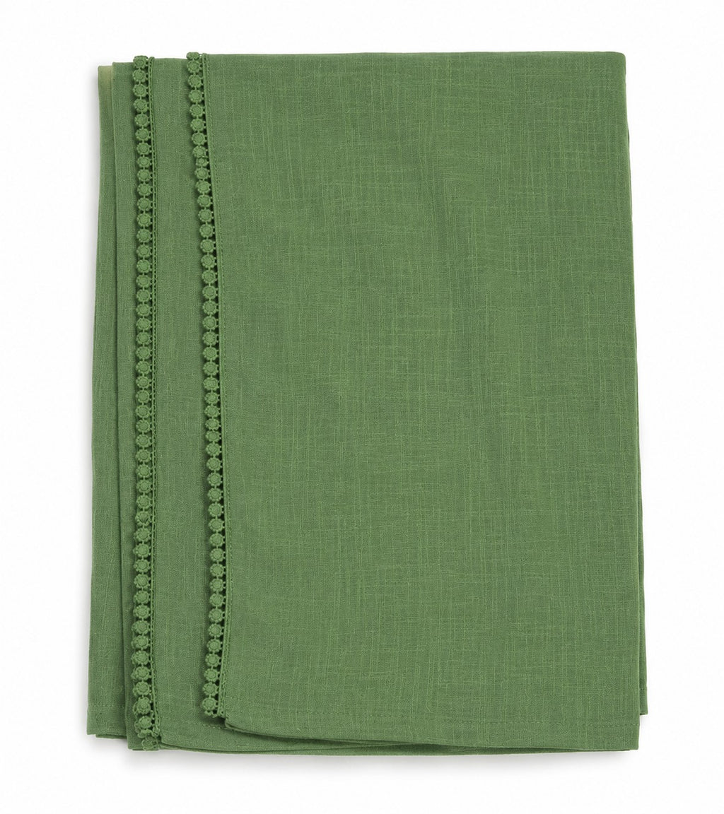 Green Embroidered Neck Kurta Set - view 3