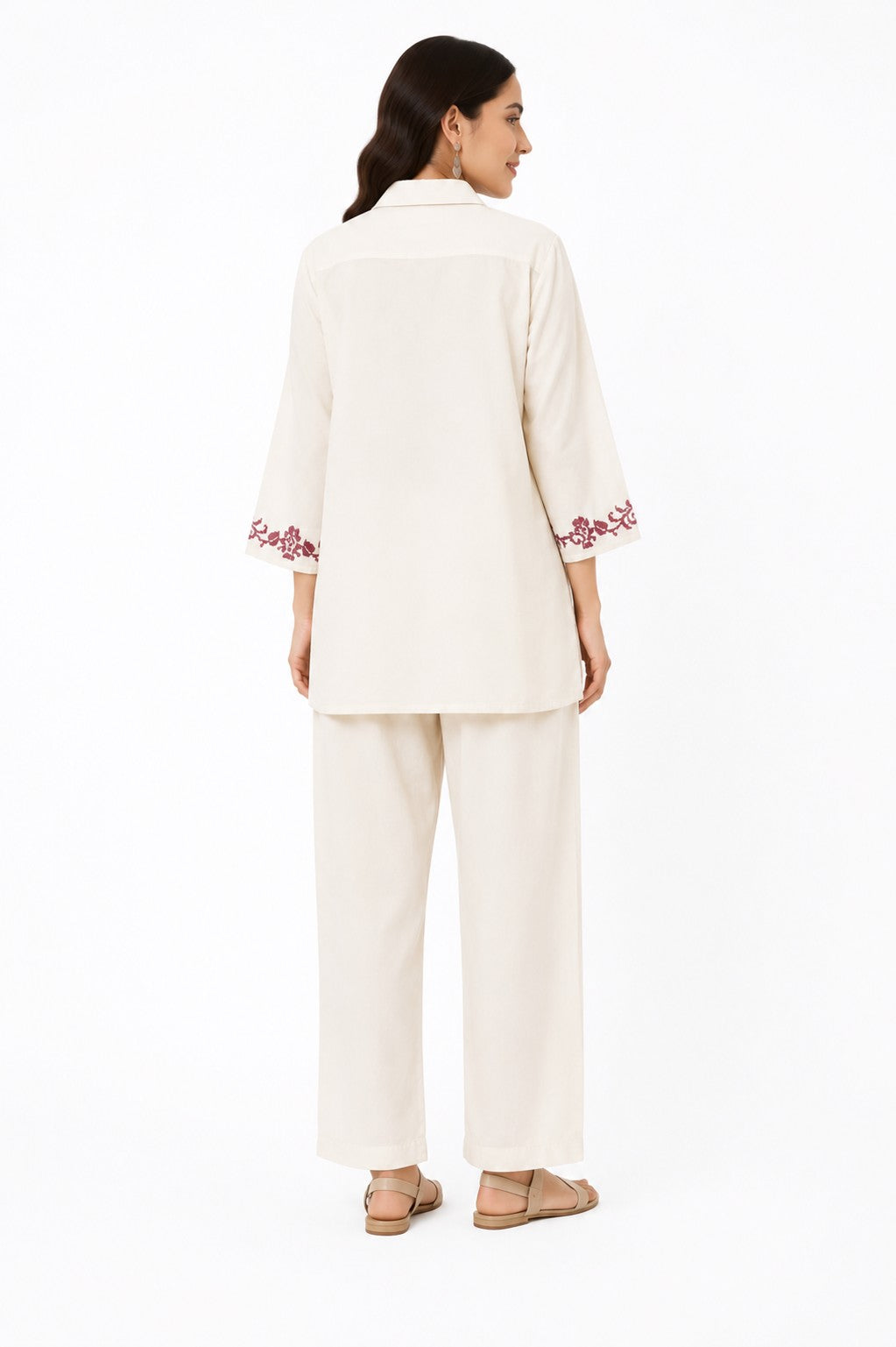 Ivory & Rani Embroidered Kurta Set - view 4