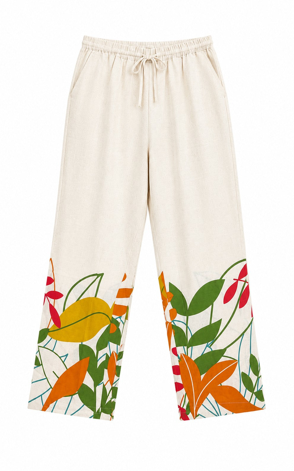 Ivory Tropical Print Shirt Set - view 2