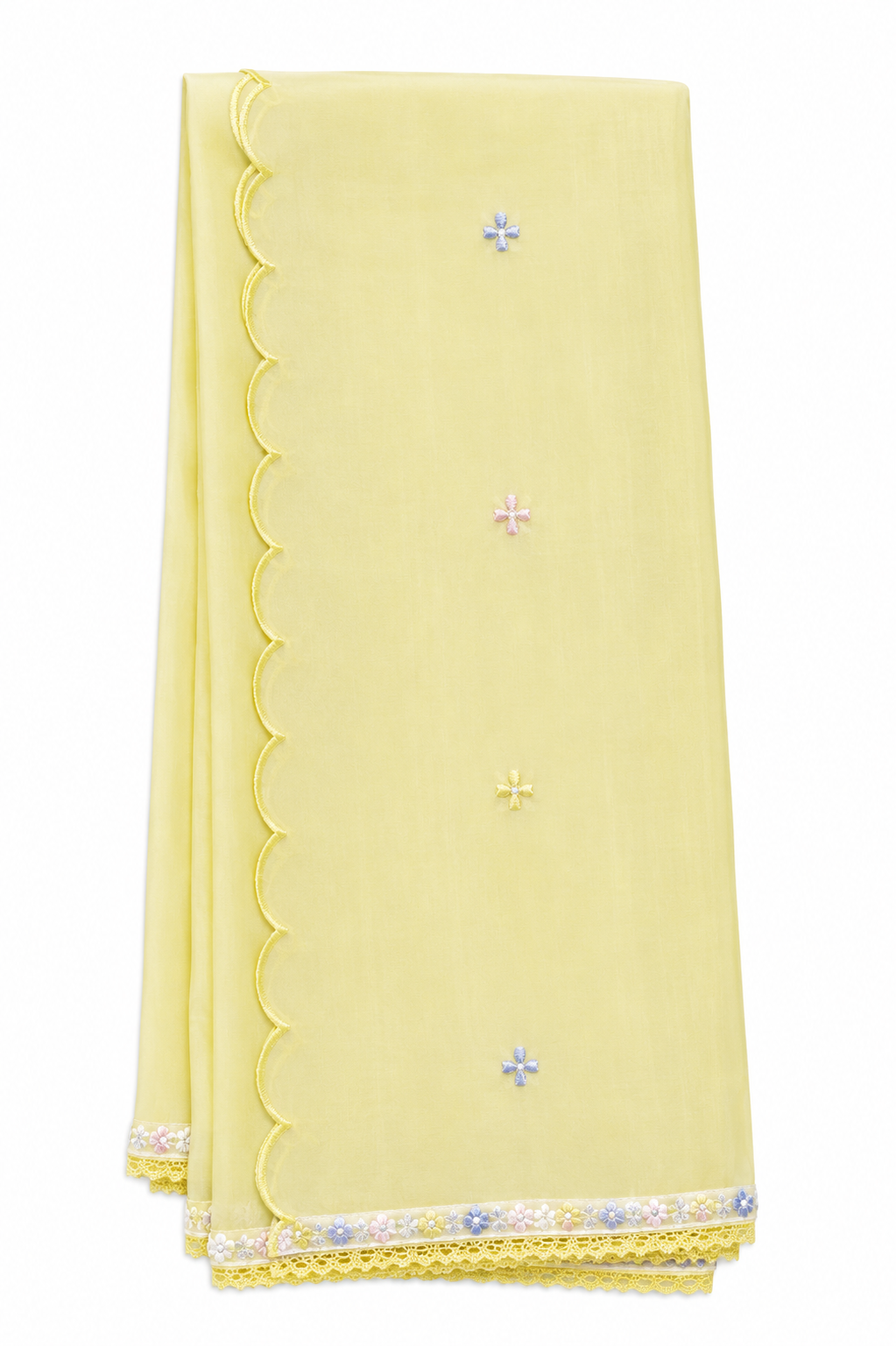 Lemon Floral Embroidered Kurta Set - view 3