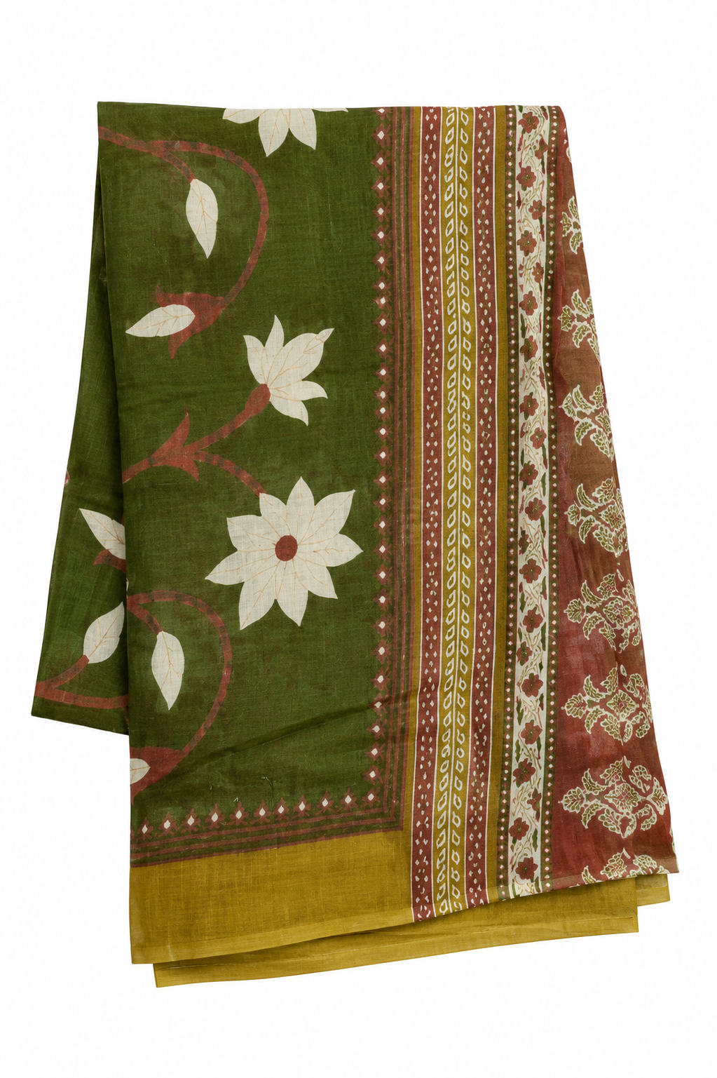 Mustard Embroidered Yoke Kurta Set - view 3