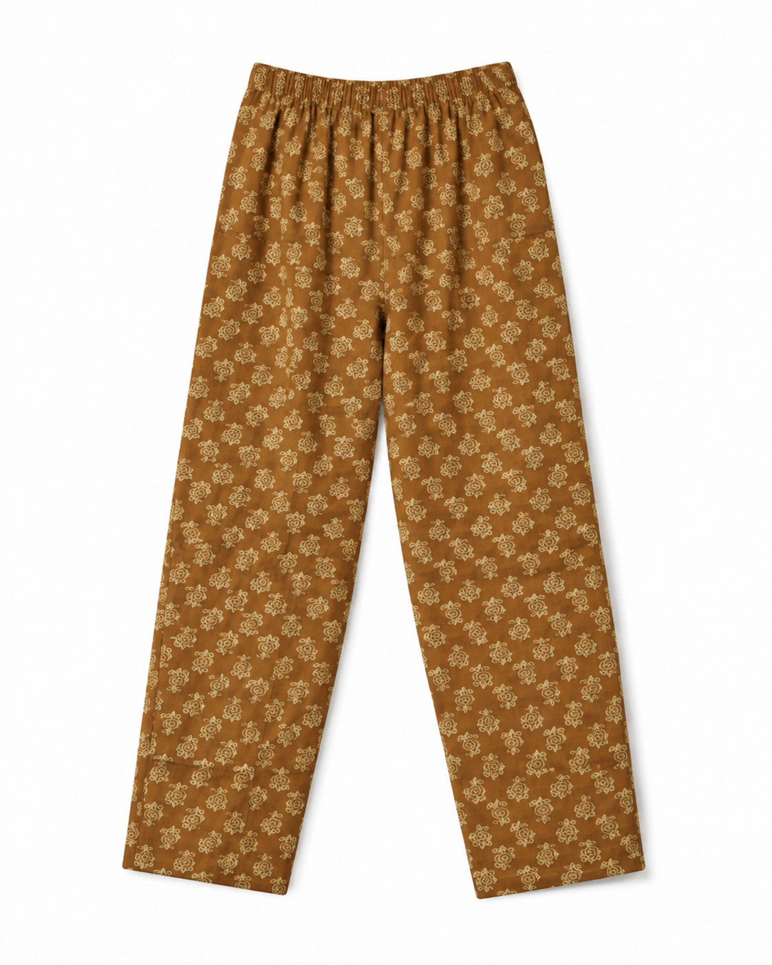 Mustard Floral Print Flared Kurta Set - view 3
