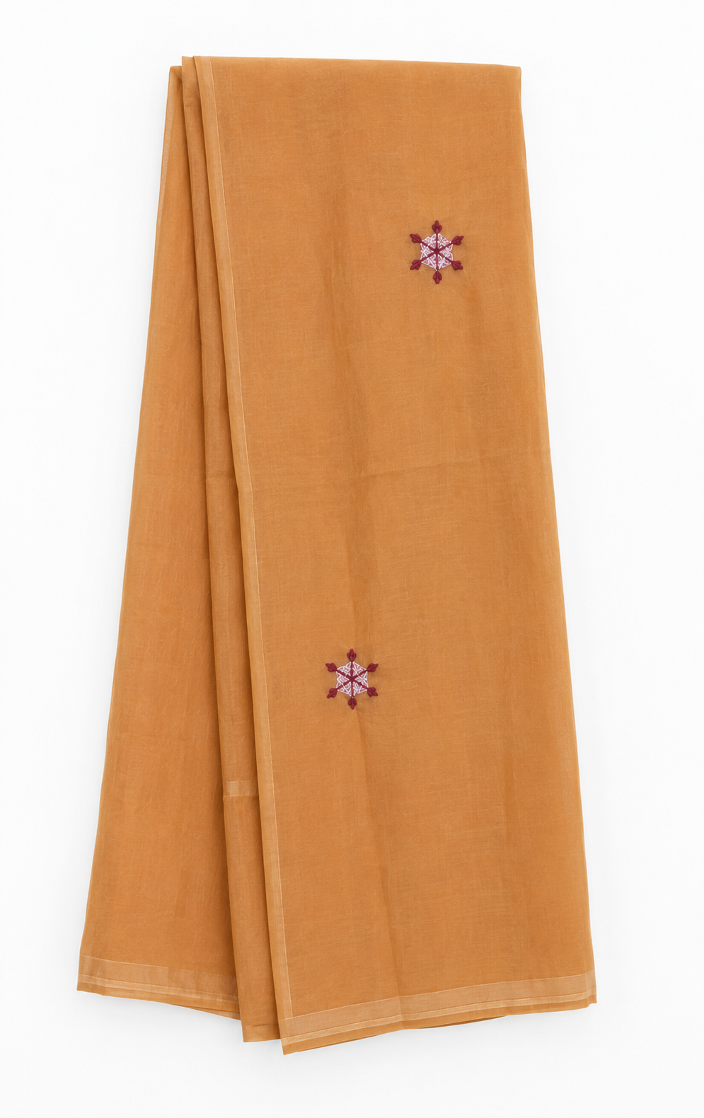 Mustard Pintuck Embroidered Kurta Set - view 3