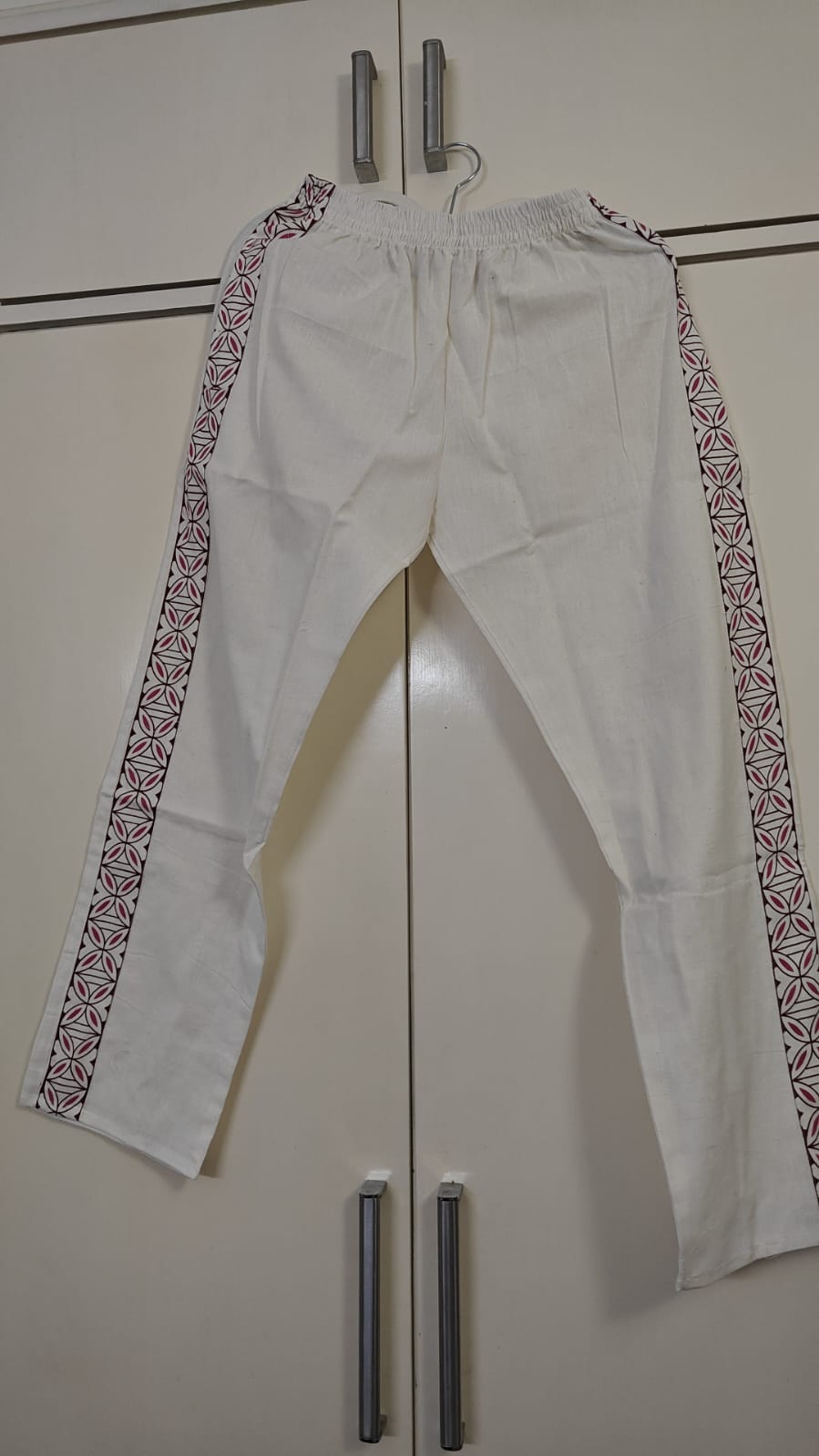 Off-White Rose Placement Kurta, ivory - view 2