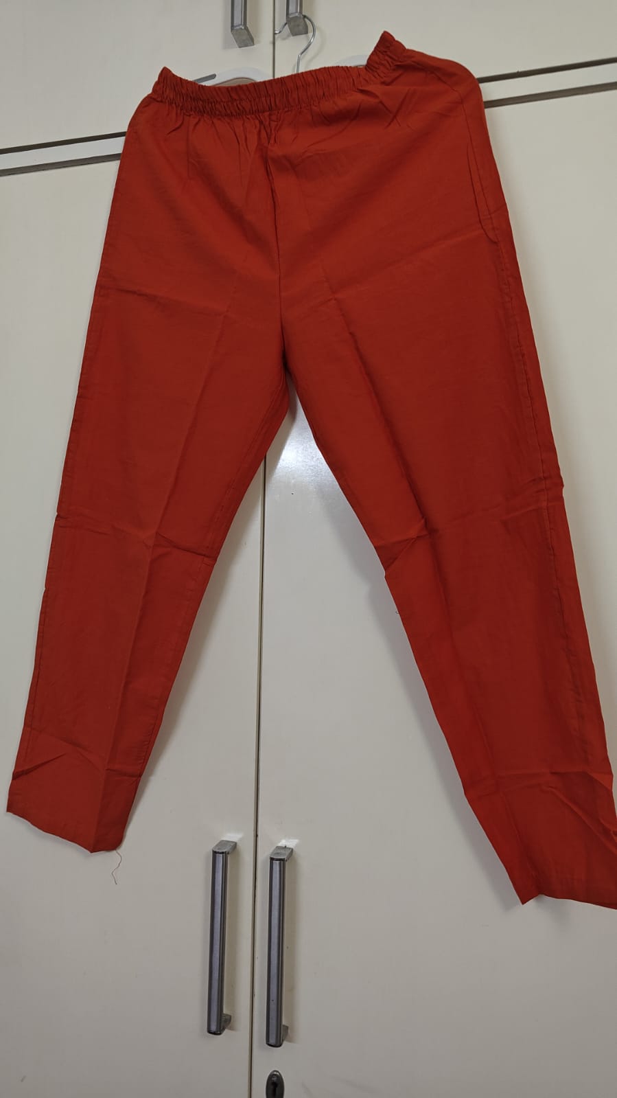 Orange Embroidered Kurta Set, orange - view 2