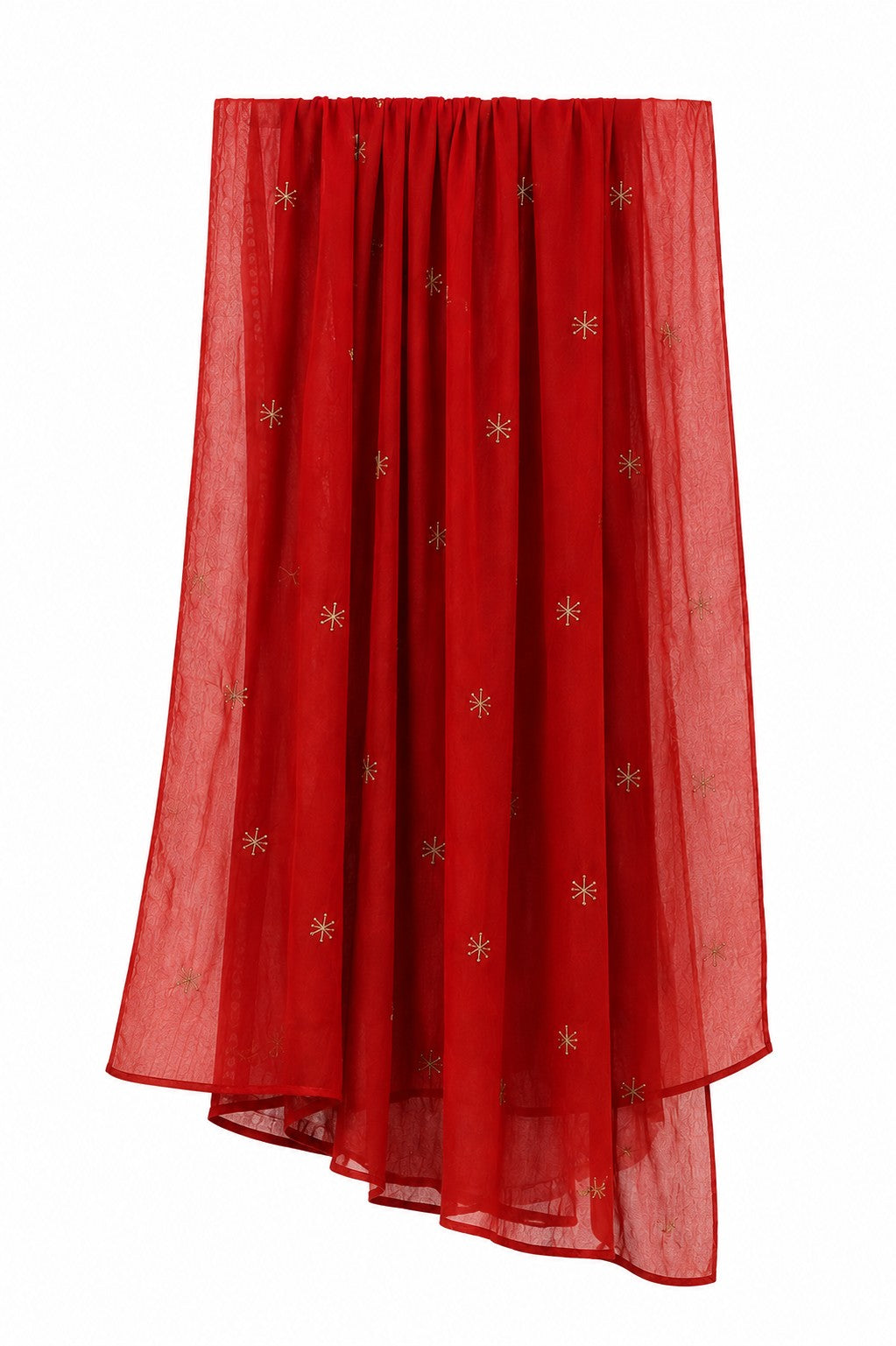 Orange Embroidered Kurta Set - view 3