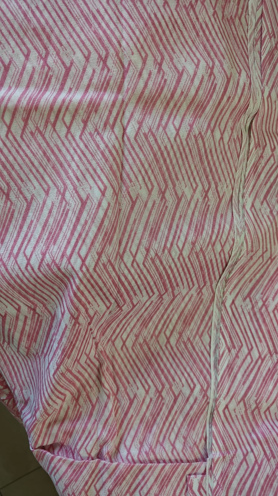Pink Floral Dress Material Set, pink - view 4