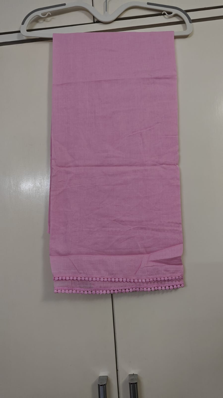Pink Tonal Embroidered Kurta Set, pink - view 3