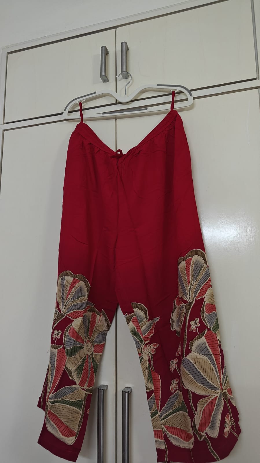 Red Butterfly Floral Kurta Set, red - view 2
