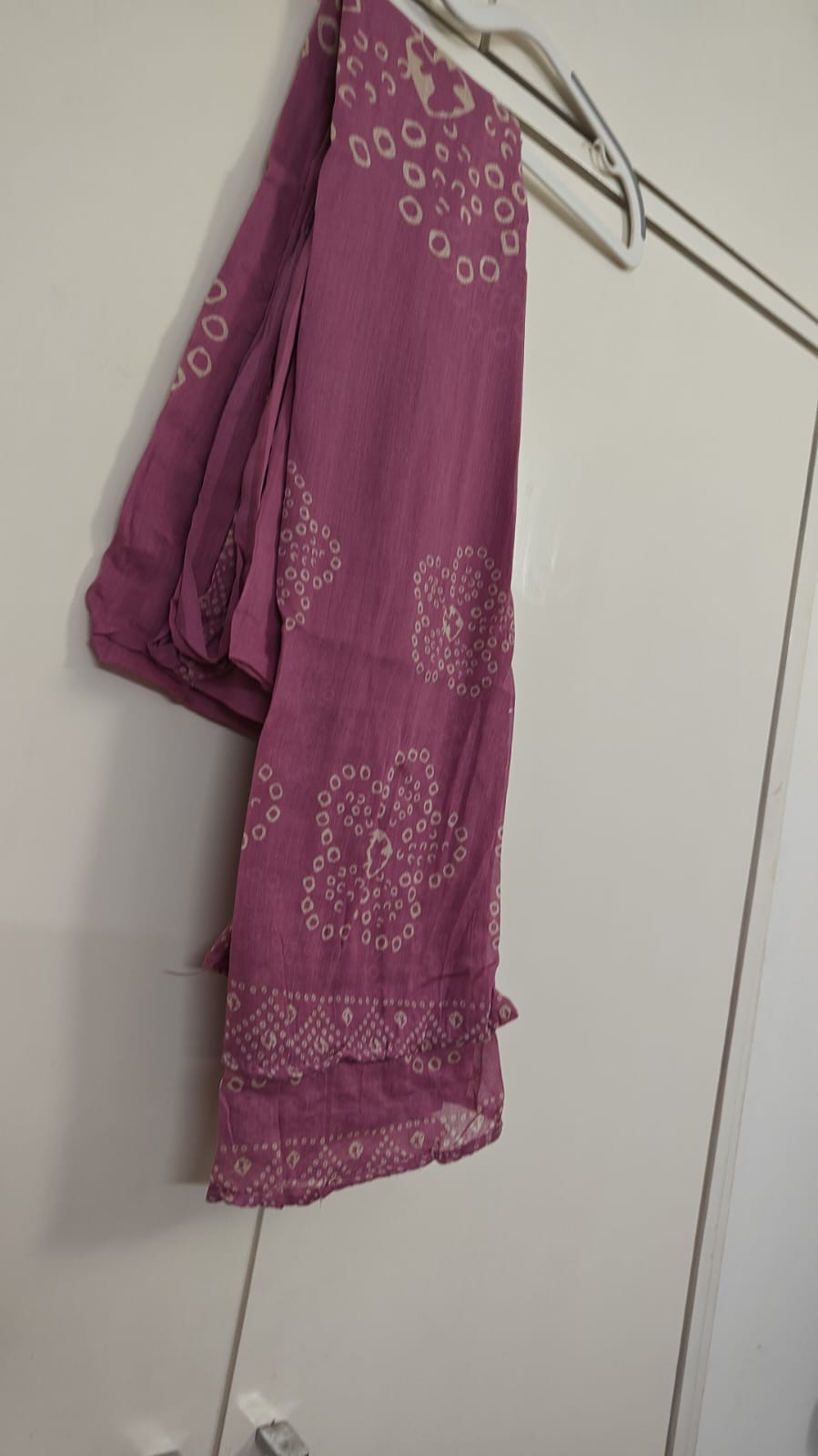 Rose Pink Tonal Print Kurta Set, pink - view 3