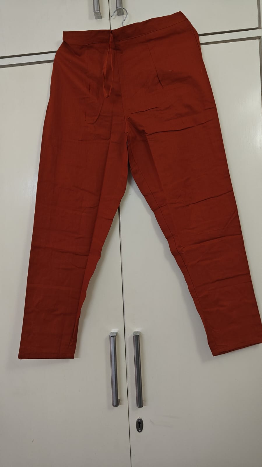 Rust Tonal Embroidered Kurta, rust - view 2