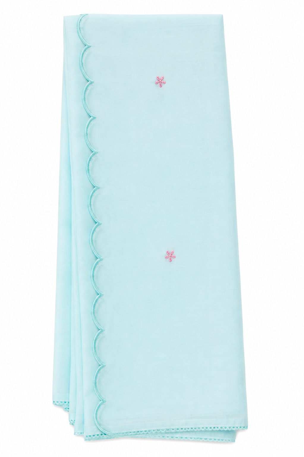 Sky Blue Embroidered Kurta Set - view 3