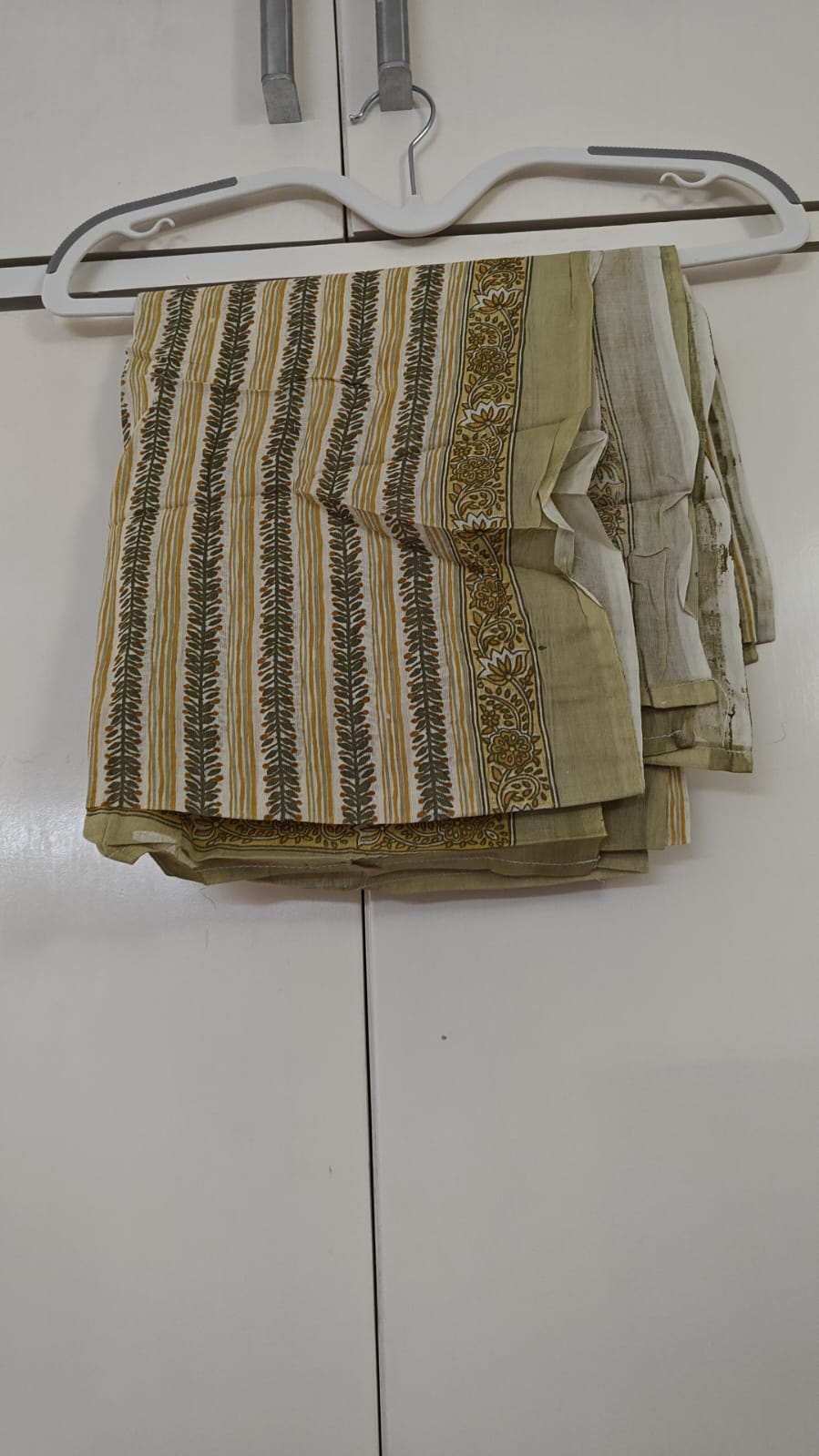 Yellow Floral Jaal Cotton Kurta, yellow - view 3